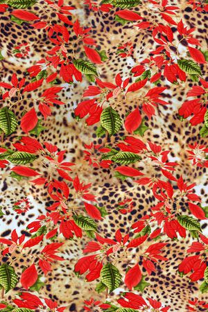 豹纹印花华亿平台图片