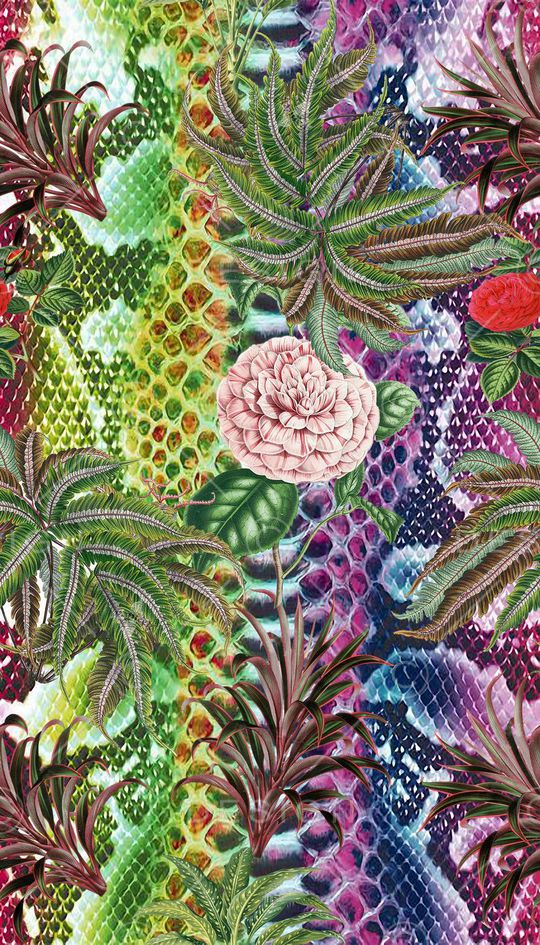 动物纹印花华亿平台图片