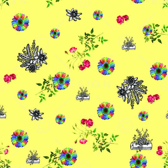 春夏风格印花华亿平台图片