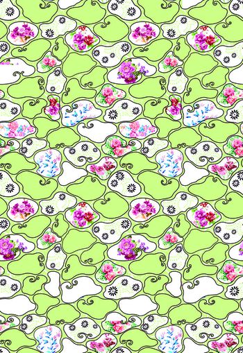 425053-几何斑点手绘夏季大牌流行