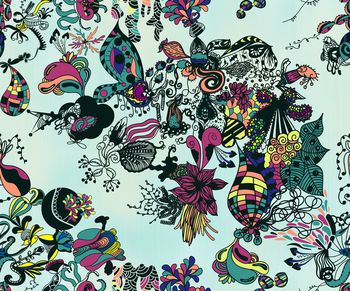 不规则图形印花华亿平台图片