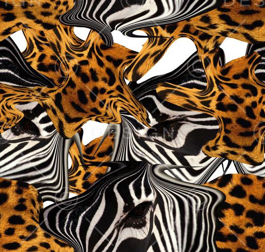 丛林混搭印花华亿平台图片