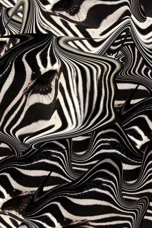 斑马纹印花华亿平台图片