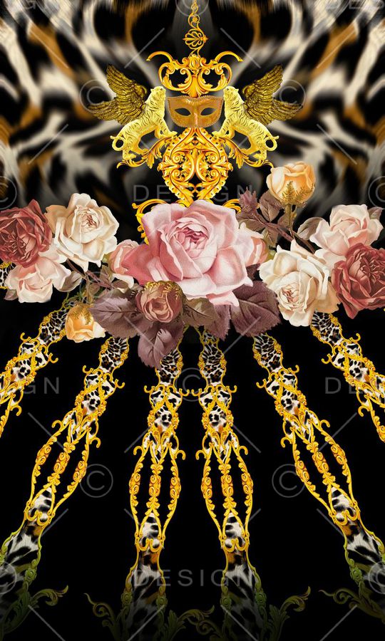 豹纹印花华亿平台图片