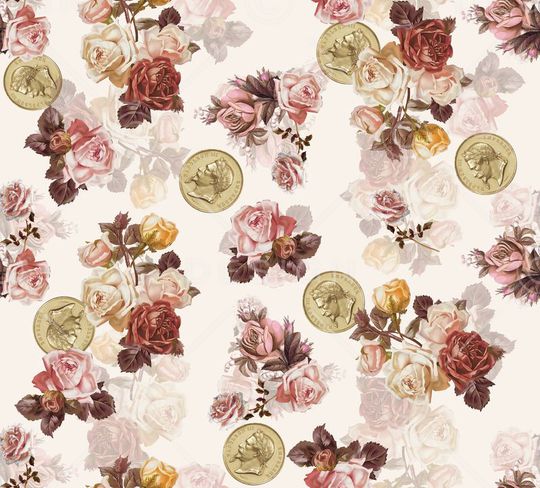 复古印花华亿平台图片