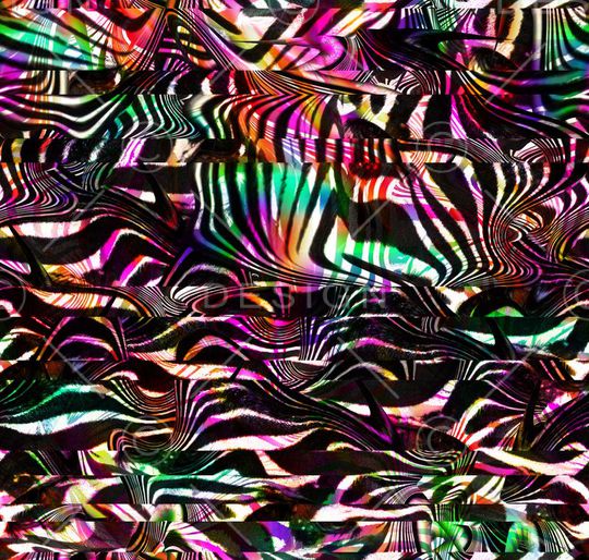 丛林混搭印花华亿平台图片