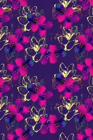 花瓣印花华亿平台图片