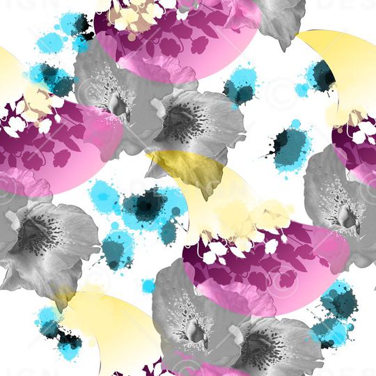 抽象印花华亿平台图片