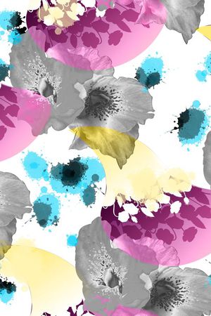 抽象印花华亿平台图片