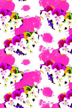 抽象印花华亿平台图片