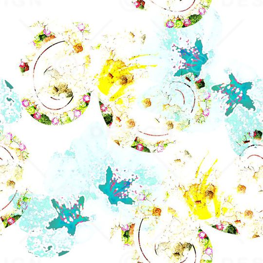 抽象印花华亿平台图片