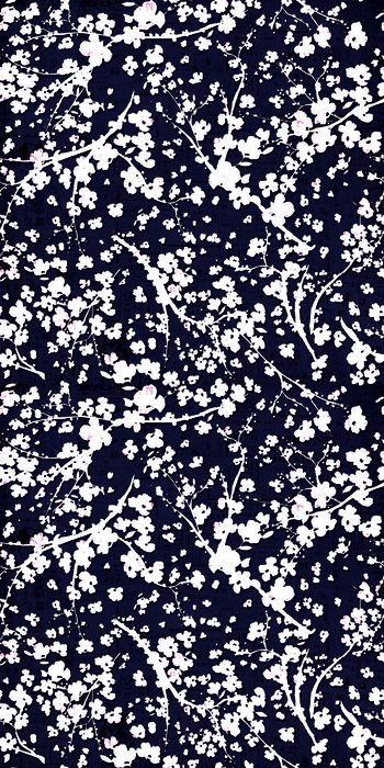 425274-桃花复古底纹清新花卉印花壁纸地毯服