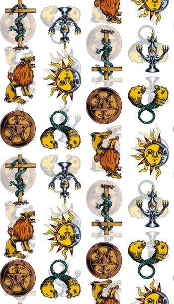 425278-个性男装复古元素数码印花