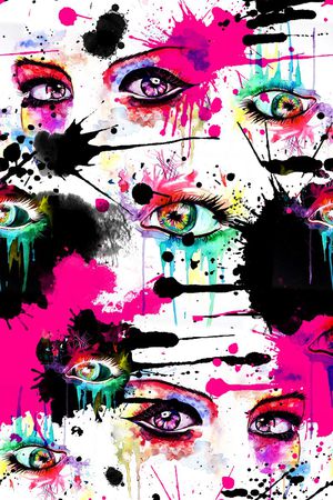 笔触印花华亿平台图片