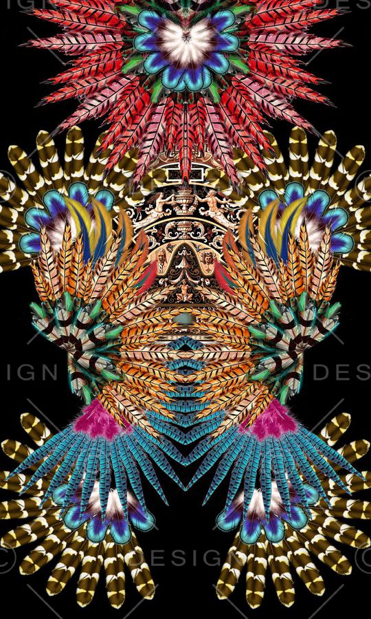 抽象印花华亿平台图片