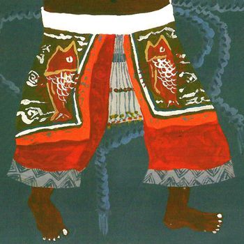 中国民族风印花华亿平台图片