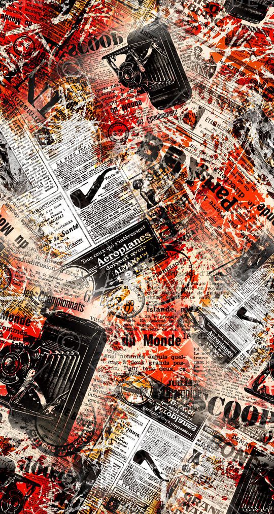 报纸印花华亿平台图片