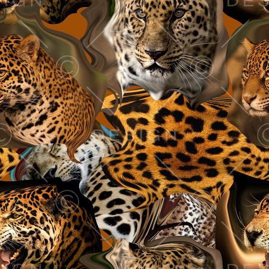 丛林混搭印花华亿平台图片