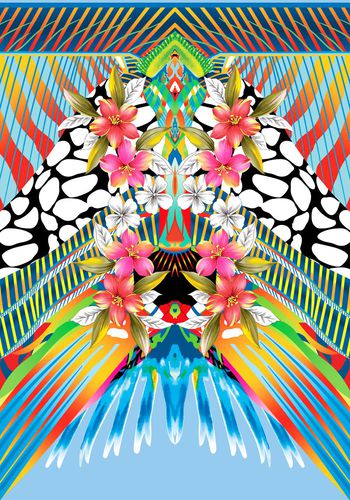 豹纹印花华亿平台图片