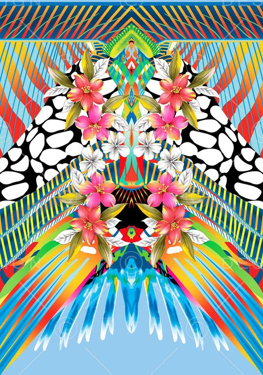 豹纹印花华亿平台图片