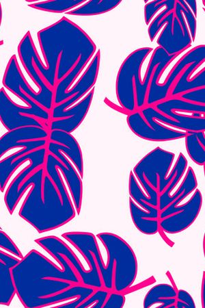 树叶印花华亿平台图片