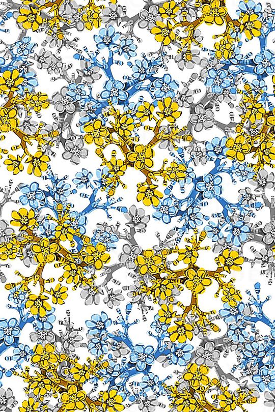 小清新印花华亿平台图片
