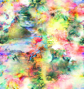 425413-绚丽彩色抽象华亿平台图案