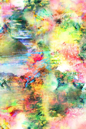 抽象印花华亿平台图片