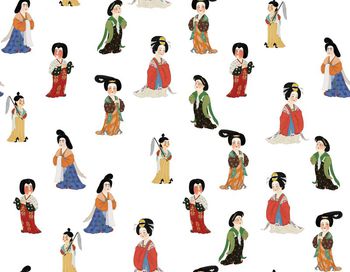 425414-唐朝仕女图复古华亿平台