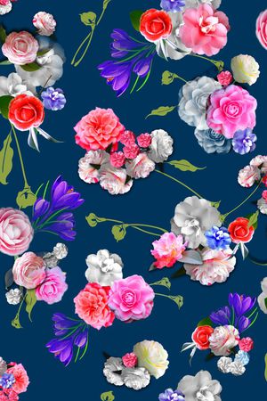 写实 淡雅 清爽印花华亿平台图片