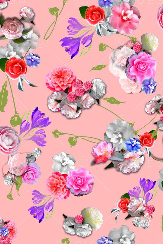 写实 淡雅 清爽印花华亿平台图片