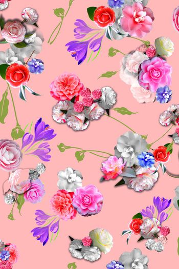 425449-写实花 淡雅华亿平台  清爽华亿平台