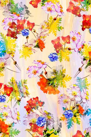 写实 云纹 淡雅印花华亿平台图片