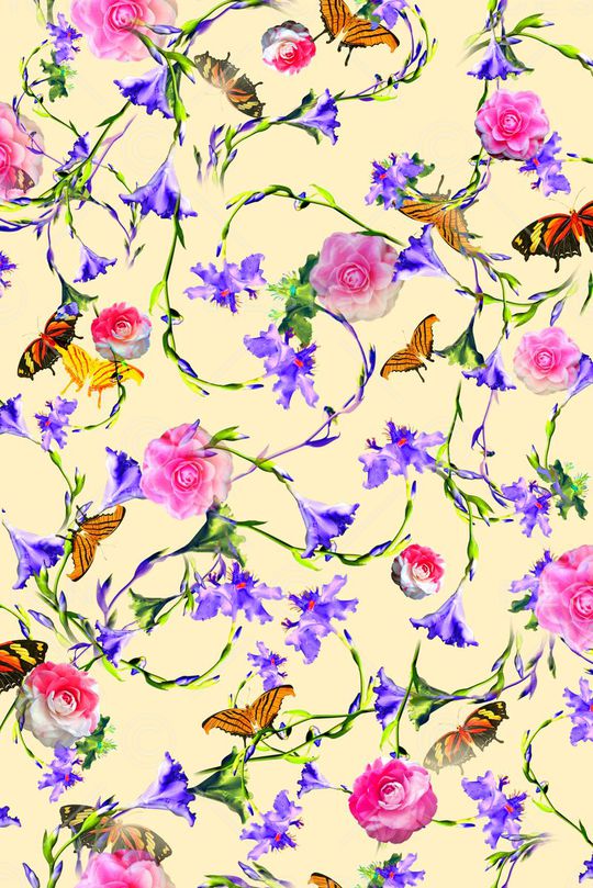 清爽印花华亿平台图片