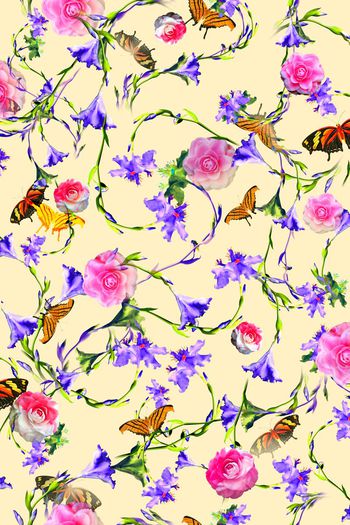 425454-清爽 小花 华亿平台