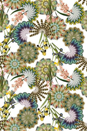 复古印花华亿平台图片