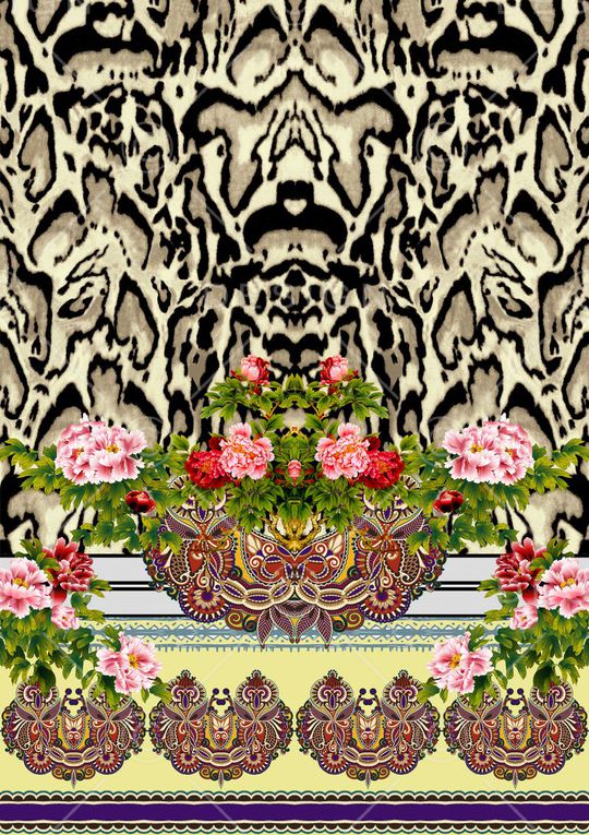 民族风印花华亿平台图片