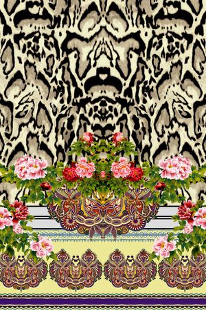 民族风印花华亿平台图片