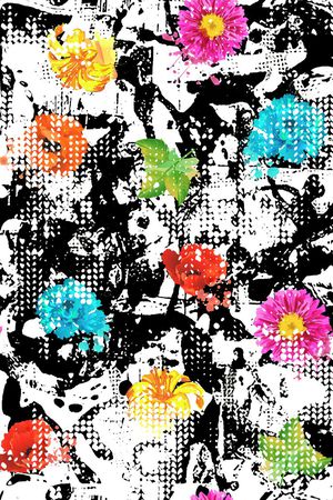 笔触印花华亿平台图片