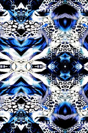 豹纹印花华亿平台图片