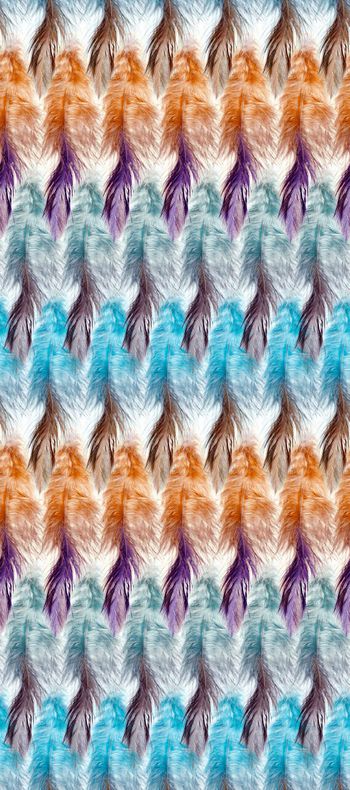 425545-渐变轻柔羽毛