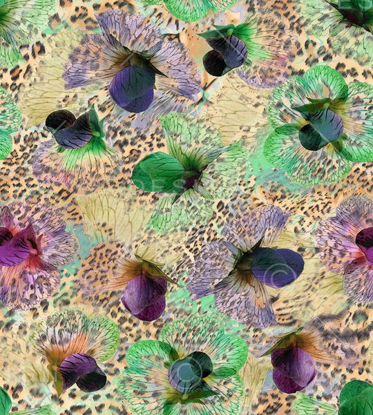 从林组合印花华亿平台图片