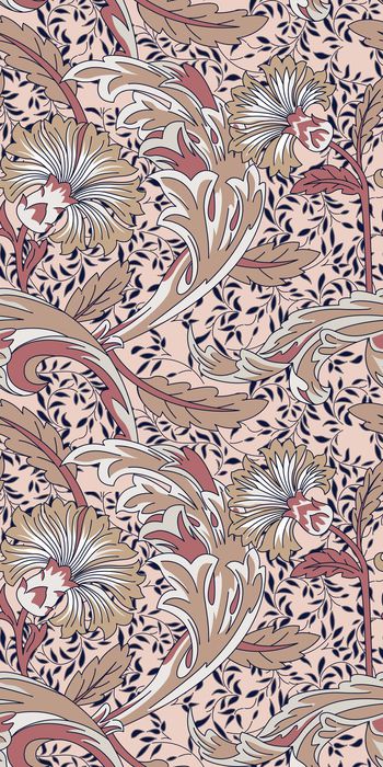 425590-莫里斯传统女装家纺通用数码印花