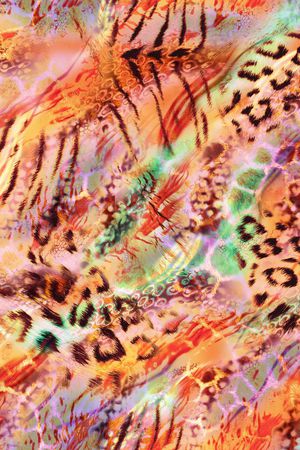 丛林混搭印花华亿平台图片