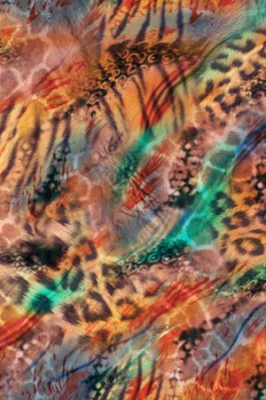 丛林混搭印花华亿平台图片