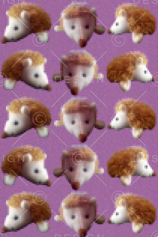 刺猬印花华亿平台图片