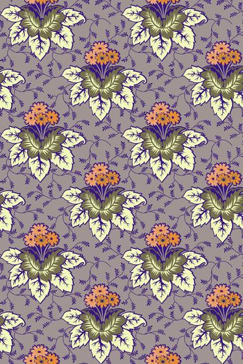 425617-莫里斯传统女装家纺通用数码印花