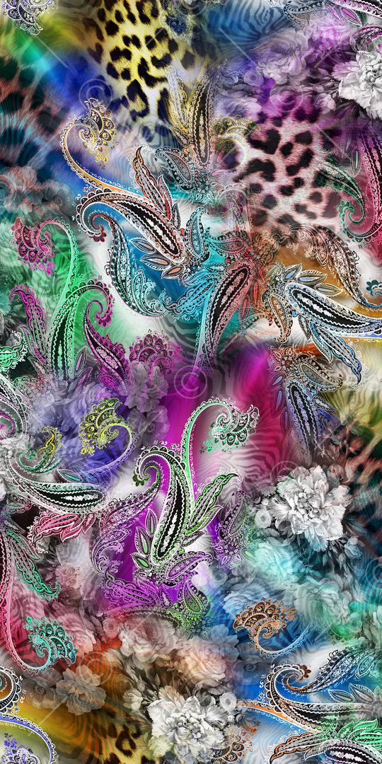 复古印花华亿平台图片