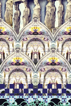 欧式印花华亿平台图片