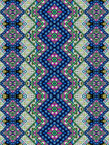 425636-民族风菱形图案陶瓷瓷砖花纹组合男装